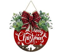 Outdoor Christmas Decorations Christmas Garage Door Decorative Hanging Cloth Outdoor Door Background Cloth Party Tapestry(F, One Size)