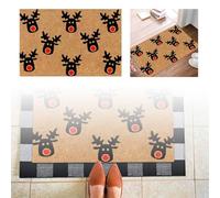 Outdoor Christmas Decorations for the Home Festive And Funny Christmas Doormat A Way To Welcome Holiday Guests Snowman Doormat(B, 60X40cm)