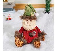 Outdoor Christmas Decorations Holiday Food Storage Reusable Pouch for Candy Cookies Party Sack (C, A)
