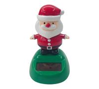 Outdoor Christmas Joy Solar Powered Dancing Father Christmas Santa Claus Ornament, Solar Dancing Santa Claus Ornament Christmas Decoration Toy Light Up Christmas Decor Holiday Decor (L)