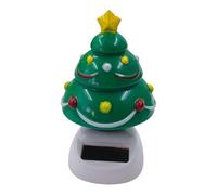 Outdoor Christmas Joy Solar Powered Dancing Father Christmas Santa Claus Ornament, Solar Dancing Santa Claus Ornament Christmas Decoration Toy Light Up Christmas Decor Holiday Decor (A)