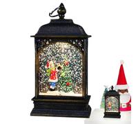 Outdoor Christmas Led Lanterns | Unique Snow Globe | Globe Lantern Led Lanterns Christmas Elements for Family Friends Children