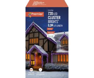 Outdoor Christmas Lights Decoration Xmas Cluster 720 LEDs 9.3m Various Options