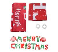Outdoor Christmas Porch Sign Weather-Resistant Door Banner to Welcome Guests with Cheer Easy to Install Holiday Decor for Front Door & Yard