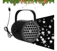 Outdoor Christmas Projector Lights - LED Snowflake Lamp, Waterproof Moving Snow Pattern, Festive Holiday Garden Decor, Yard Patio Porch Wall Illumination, New Year Party | For Homeowners Families