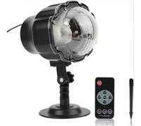 Outdoor Christmas Snowfall Projector Led Moving Snowflake Landscape Light