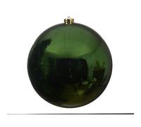 Outdoor Christmas Tree Baubles - Shatterproof - Diameter 14 cm Pine Green