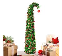 Outdoor Christmas Tree | Retractable Home Decoration,Tree Christmas Decorations with Ball - for Outdoor Room Living Room Garden Porch Front Door