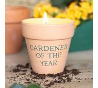 Outdoor Citronella Candle In A Ceramic Pot H9.5Cm