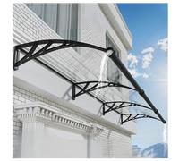 Outdoor Clear Door Awning Canopy, Door Rain Sun Protector, Transparent Polycarbonate Cover For Door Entrance, Outdoor, Porch, Patio, Garden(60x120cm/24x48in)