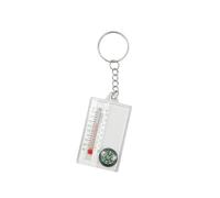 Outdoor Climbing Buckle Compass Pointer Camping Tool Small Keychain Thermometer Pocket Size Compass