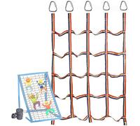 Outdoor Climbing Net, Cargo Rope Ladder , Rainbow Webbing Physical Training