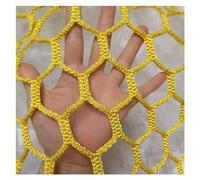 Outdoor Climbing Net for Kids 3x4m Yellow Rope Netting Playground Safety Net Garden Mesh Net for Balcony and Fence Decor 5mm Thick Rope