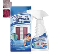 Outdoor Color Restorer Spray, Universal Furniture Restoration Solution, Streak-Free Outdoor Surface Color Restoring Spray, for Garden Railings Fences Patio Furniture Multi-Material Protection (1PC)