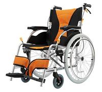 Outdoor Comfortable Mobile Wheelchair Displacement Machine Manual Self Propelled,Folding Portable Lightweight Aluminum Alloy Folding Trolley Mobility Chair for