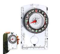 Outdoor Compass Tool - Multifunctional Learning Aid, Lightweight Carry Design, Easy Read Markings, Reliable Direction Indicator | For Exploring Trails Adventures Camping Trips Navigation Practice