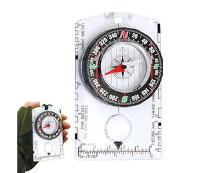 Outdoor Compass Tool - Multifunctional Learning Aid, Lightweight Carry Design, Easy Read Markings, Reliable Direction Indicator | For Exploring Trails Adventures Camping Trips Navigation Practice
