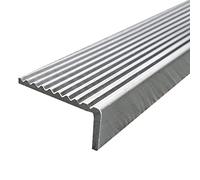 Outdoor Concrete Stair Nose Molding, Stainless Steel Non Slip Stair Nosing Edge Trim for Vinyl Flooring/ Laminate Flooring/ Tile Floor, 40 48 55 60 Inch Long ( Color : W 1.5cm(3/5 in) , Size : L 100cm