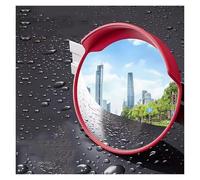 Outdoor Convex Traffic Mirror 30 Inch - Wall Mounted Security Mirror for Driveway Garage Parking Lot & Blind Spot Safety - Road Corner Visibility Solution