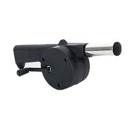 Outdoor Cooking Portable Manual Air Blower BBQ Fan Hand Crank Air Blower Grill Picnic Accessories BBQ Air Blower Fan