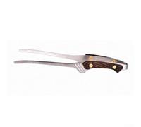 Outdoor Cooking Tongs 24cm with Walnut Grip