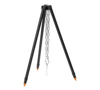 Outdoor Cooking Tripod, Heavy Duty Cooking Tripod Rack, Camping Campfire Tripods, Sturdy Camping Tripod 31.5 X 48.62" for Family Outings, Friends Parties, Camping, Picnics, Barbecues