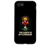 Outdoor Creation Earth Is My Playground Vintage Mens Faith Case for iPhone SE (2020) / 7/8