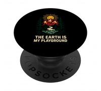 Outdoor Creation Earth Is My Playground Vintage Mens Faith PopSockets Adhesive PopGrip