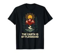 Outdoor Creation Earth is My Playground Vintage Mens Faith T-Shirt