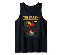 Outdoor Creation Earth is My Playground Vintage Mens Faith Tank Top