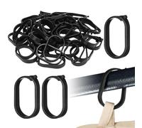 Outdoor Curtain Hooks - 100 Pack Waterproof Rustproof Tightly Closed Clips Shower Hanger Clips for Canopy Pergola Bed Bunk Bed Ceiling Dome