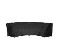 Outdoor Curved Sofa Cover Made with Strong 210D Fabric, Shields Your Sofa from Dust and Environmental Damage (228x116x86cm)