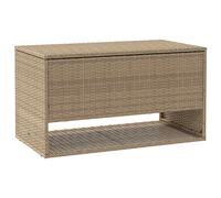 Outdoor Cushion Box Poly Rattan Outdoor Cushion Storage vidaXL