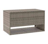 Outdoor Cushion Box Poly Rattan Outdoor Cushion Storage vidaXL