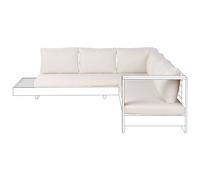 Beliani Outdoor Cushion Cover Set MARETTIMO Off-White, White
