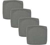 Outdoor Cushion Covers Replacement Splash Proof, Patio Seat Slipcovers Waterproof with Zipper - High UV Resistant for Garden Chair, Couch, Sofa & Backyard(Color21,65 x 33 cm (Lot de 1))