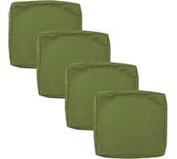 Outdoor Cushion Covers Replacement Splash Proof, Patio Seat Slipcovers Waterproof with Zipper - High UV Resistant for Garden Chair, Couch, Sofa & Backyard(Color18,65 x 65 cm (Lot de 1))