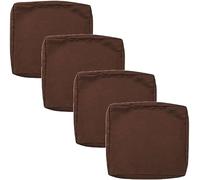 Outdoor Cushion Covers Replacement Splash Proof, Patio Seat Slipcovers Waterproof with Zipper - High UV Resistant for Garden Chair, Couch, Sofa & Backyard(Color13,65 x 65 cm (Lot de 1))