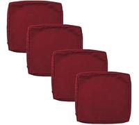 Outdoor Cushion Covers Replacement Splash Proof, Patio Seat Slipcovers Waterproof with Zipper - High UV Resistant for Garden Chair, Couch, Sofa & Backyard(Color20,65 x 65 cm (Lot de 1))