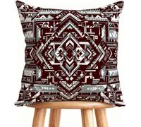 Outdoor Cushions 26x26 Inch Sofa Pillows Black And White Decorative Pillows Cases Linen, Double-Sided Printing for Home Decor Bohemia P-ONESB