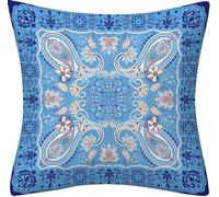 Outdoor Cushions 55x55 cm Cushion Covers Blue Throw Pillow Covers,E-44
