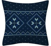 Outdoor Cushions 55x55 cm Cushion Covers Navy Blue Throw Pillow Covers,E-88