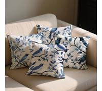 Outdoor Cushions 55x55 cm Rural Outdoor Waterproof Velvet Cushion Covers Animal Pattern Double Sided Printing Throw Pillow Case Set of 4 Spring Summer Chair Garden Furniture Decor,Gift for women -1203