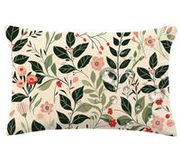Outdoor Cushions 60cm x 80cm,Green Cushion Covers Waterproof Garden Pillow Case with Zipper,Set of 2 Large Pillowcases with Stitched Edges,Leaf Decorative Pillows for Couch Patio Farmhouse Decor m593