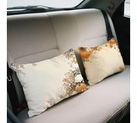 Outdoor Cushions Autumn Scenery Cushion Covers 50x80 cm, Waterproof Velvet Pillowcases Landscape Throw Pillows Rectangular Decorative Pillowcases Set of 2 Sofa Pillows for Home Garden Car Decor w-482
