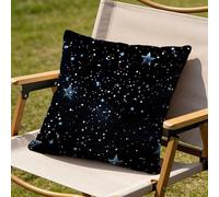 Outdoor Cushions Black Cushion Covers 45 x 45 cm Abstract Pillows Covers Linen Waterproof with Invisible Zipper Decor Square Throw Pillowcases for Garden Furniture Patio Couch Sofa Bed Balcony L#710