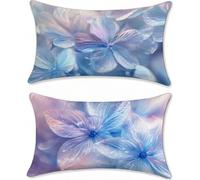 Outdoor Cushions Dream Flower Cushion Covers 20x36in Linen Garden Cushions Waterproof Set of 2 Sofa Cushion for Outdoor Furniture, Decorative Pillows, Sofa Pillows Outside Throw Pillow Covers u-16577