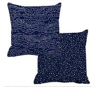 Outdoor Cushions Waterproof Abstract Cushion Covers 70x70cm Set of 2 Sofa Cushions for Garden Furniture Velvet Cushion Cover Large Bed Decorative Pillows Cover Polka Dots Throw Pillow Covers f-10165