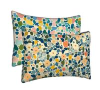 Outdoor Cushions Waterproof Color Cushion Covers 40x65 cm Decorative Pillows Nordic Set of 2 Rectangle Sofa Pillowcases Waterproof Soft Short Plush Lumbar Pillowcases Spring Summer Garden Decor h-280
