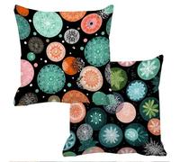 Outdoor Cushions Waterproof Color Cushion Covers 70x70cm Set of 2 Sofa Cushions for Garden Furniture Velvet Cushion Cover Large Bed Decorative Pillows Cover Abstract Throw Pillow Covers Square f-12613